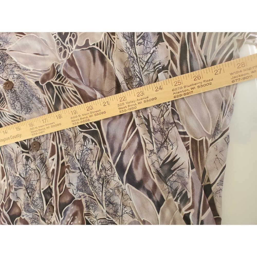 VTG Hilo Hattie The Hawaiian Original Mens 3XL Rayon Challis Floral Shirt - Picture 6 of 7